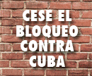 Cese do Bloqueo Contra Cuba